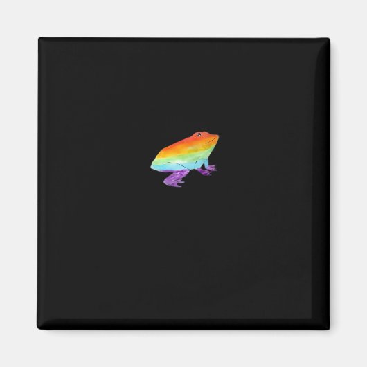 Goblincore Gay Frog Classic Style マグネット (正面)