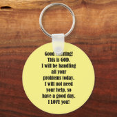 GODからのおはよう キーホルダー (正面)