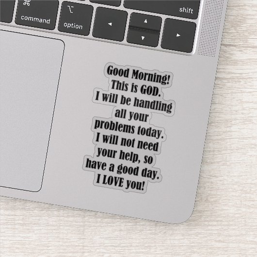 GODからのおはよう シール (詳細)