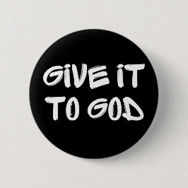 GODにすべてお任せ BUTTON 缶バッジ