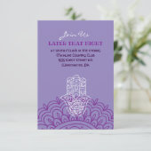 GODのアクアヘムザハンドバルミツワーパーティー 招待状 (スタンド正面)