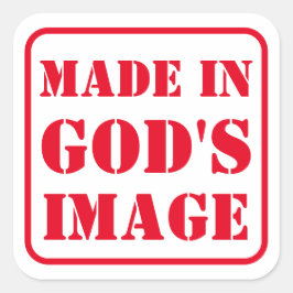 GODのイメージで作成 スクエアシール
