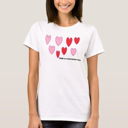 GODは翻訳の愛 Tシャツ (正面)