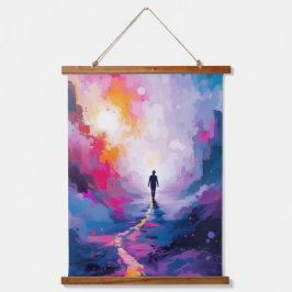 GODへの信頼 – 水彩デザイン2025 吊り下げ型タペストリー