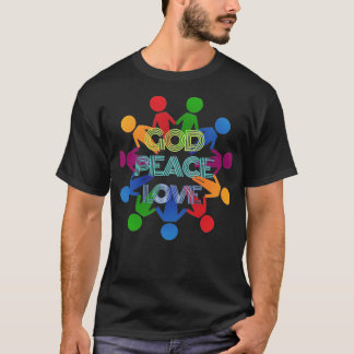 GOD 平和 愛 Tシャツ