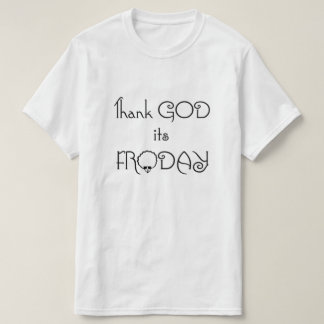 GOD 感謝してい It's Froday – ヘアースタイルシャツ Tシャツ