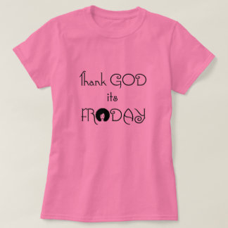 GOD 感謝してい It's Froday – ヘアースタイルシャツ Tシャツ