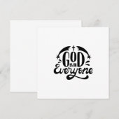 God 招待状 (正面/裏面)