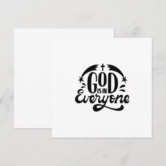 God 招待状 (正面/裏面)