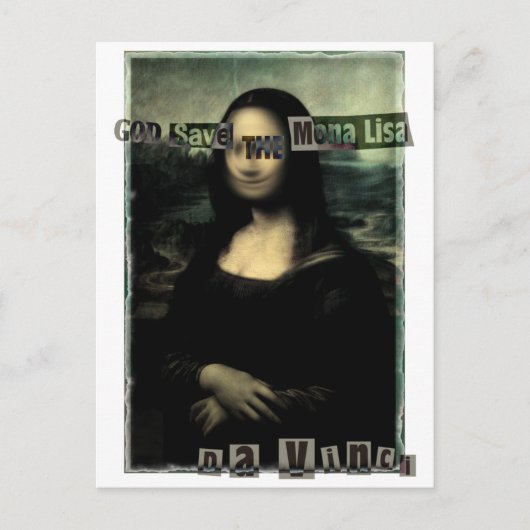 GOD_救_THE_MONA_LISA ポストカード (正面)