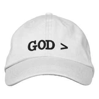 GOD > 神は・・・全てに勝る Tシャツハット 刺繍入りキャップ