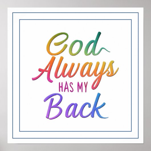 God Always Has My Back Divine Protection ポスター (正面)
