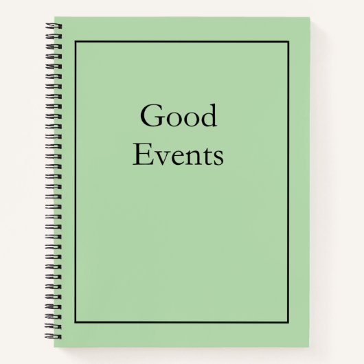 God and Bad times ノートブック (正面)