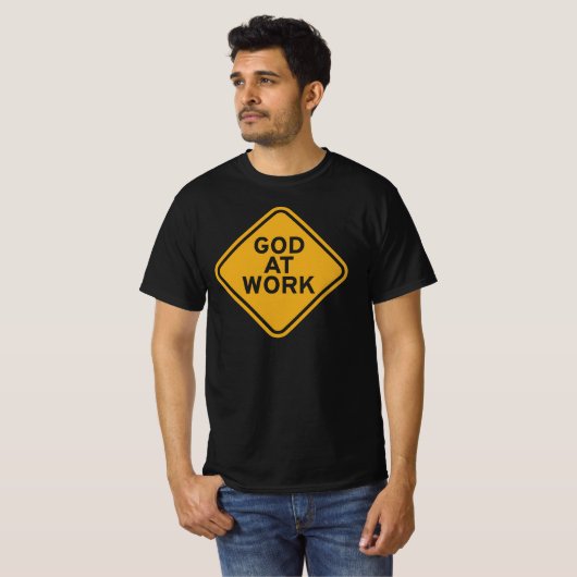 God at Work – Faith, Strength and Purpose Tシャツ (正面フル)