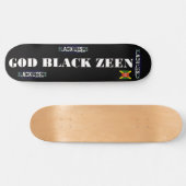 GOD BLACK ZEEN スケートボード (横)