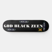 GOD BLACK ZEEN スケートボード (横)