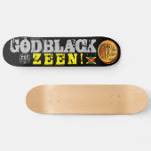 GOD BLACK ZEEN スケートボード (横)