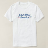 God Blessアメリカシャツ Tシャツ (デザイン正面)