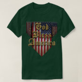 God Blessアメリカシャツ Tシャツ (デザイン正面)