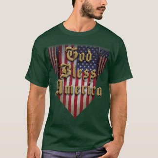 God Blessアメリカシャツ Tシャツ