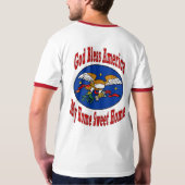 God Blessアメリカシャツ Tシャツ (裏面フル)