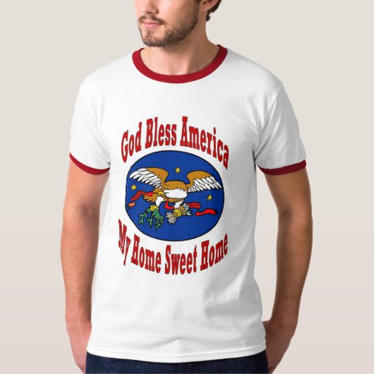 God Blessアメリカシャツ Tシャツ (正面)