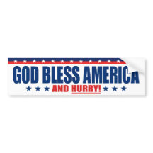 God Bless Americaと急ぐ – アンチ大統領トランプ