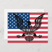 God Bless Americaポストカード ポストカード (正面/裏面)