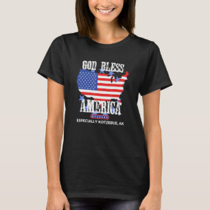 God Bless America特にKotzebue AK US州 Tシャツ