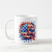 God Bless America コーヒーマグカップ (左)