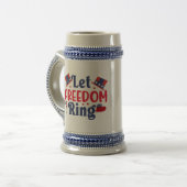 God Bless America ビールジョッキ (正面左)