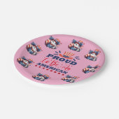 God Bless America ペーパープレート (アングル)