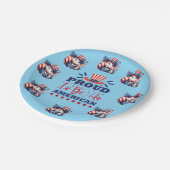 God Bless America ペーパープレート (アングル)