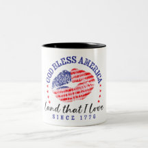 God Bless America - マグカップ