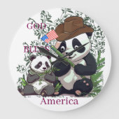 GOD BLESS America ラージ壁時計 (正面)
