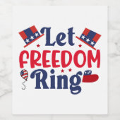 God Bless America ワインラベル (シングルラベル)