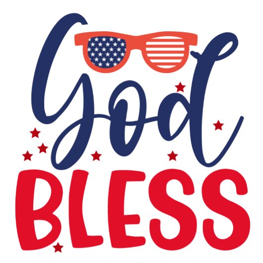 God Bless America 缶バッジ