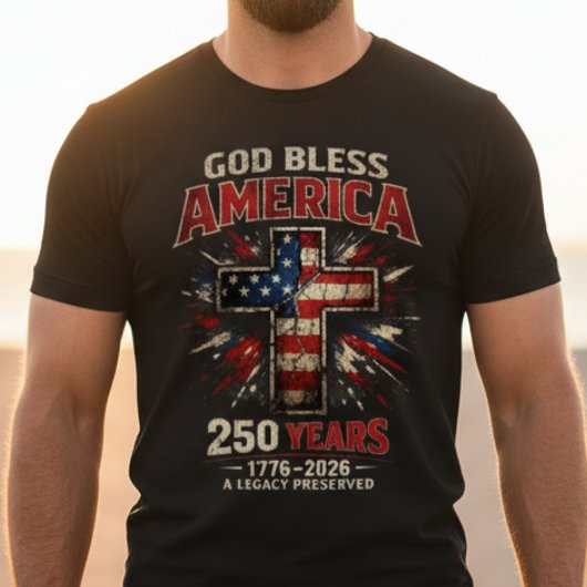 God Bless America 250 Years  Tシャツ