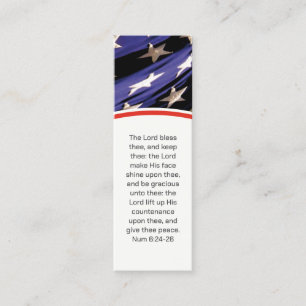 GOD BLESS AMERICA 4 TH JULY CHRISTIANブックマーク スキニー名刺