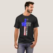 God Bless America Christian 4th Of July American F Tシャツ (正面フル)