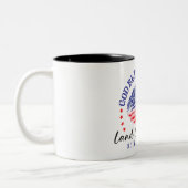 God Bless America - Coffee Mug ツートーンマグカップ (左)