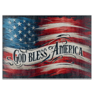 God Bless America Cutting Board カッティングボード