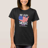 God Bless America Especially Boise ID US State Des Tシャツ (正面)