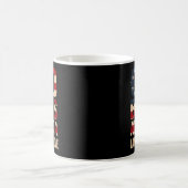 God Bless America Flag Art コーヒーマグカップ (中央)