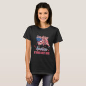 God Bless America My Home Sweet Home July 4th Tシャツ (正面フル)