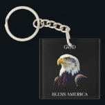 God Bless America – Patriotic Strength with Proud キーホルダー<br><div class="desc">God Bless America carries the weight of national pride, unity, and heartfelt gratitude. The phrase is iconic — instantly evoking imagery of freedom, resilience, and the enduring spirit of the United States. It feels ceremonial yet personal, powerful yet sincere. This identity blends classic Americana symbolism with a clean, modern sense...</div>