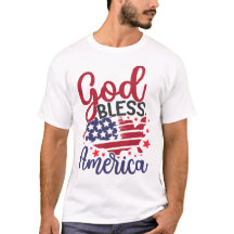 God Bless America Tシャツ