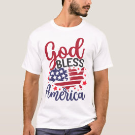 God Bless America Tシャツ
