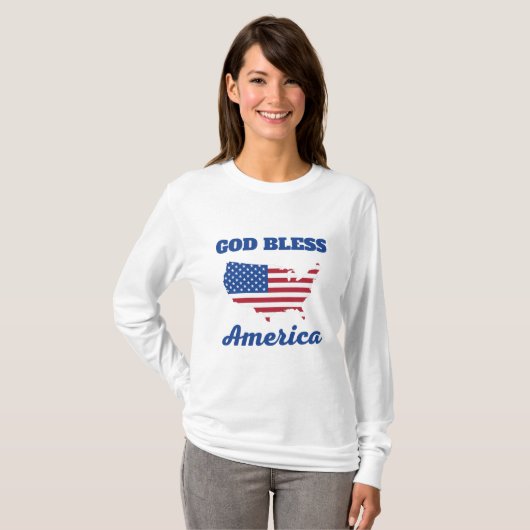God Bless AMERICA Tシャツ (正面フル)