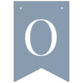 God Bless Dusty Blue 6 Letters Baptism Communion バンティングフラッグ (第2の旗)